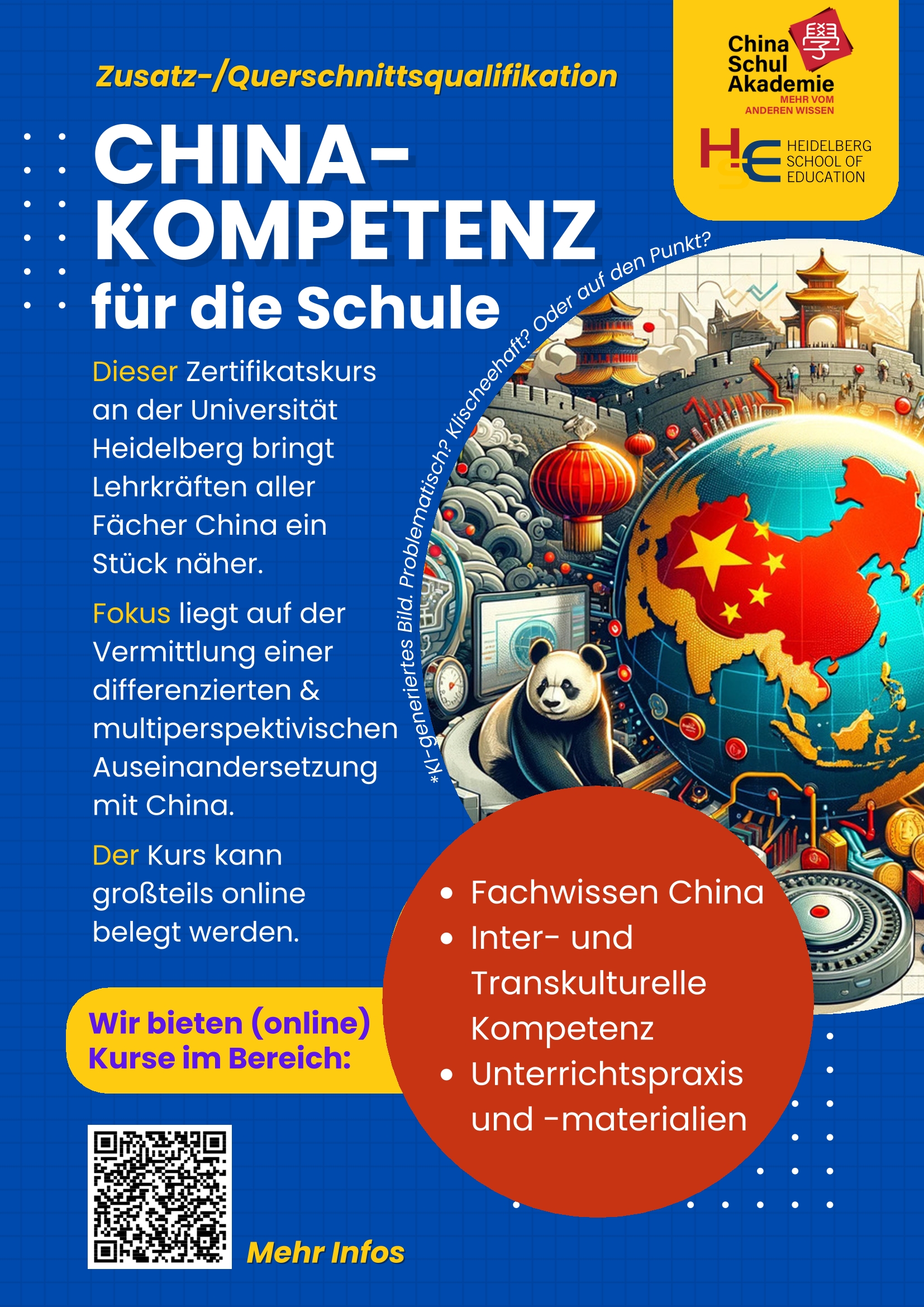 Zusatz-/Querschnittsqualifikation: China-Kompetenz für die Schule